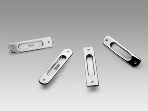 CD 111 / CD 211 - Recessed brass door handle with lock - Finishes accessories by Colombo Design