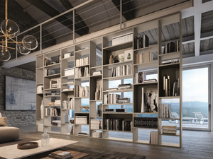 DAY SYSTEM 01 - Open divider wooden bookcase - Cabinet by Composit