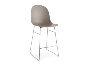 ACADEMY - Polypropylene high stool with metal frame - Stool by Connubia