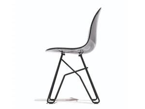 ACADEMY - Trestle-based polycarbonate chair - Chair by Connubia