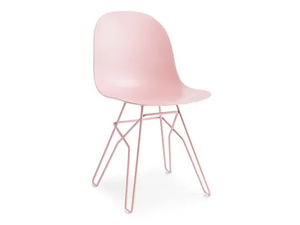 ACADEMY - Trestle-based polypropylene chair - Chair by Connubia