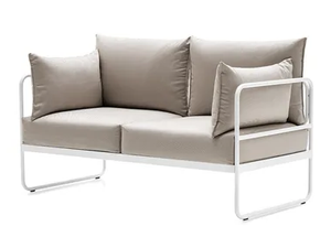 EASY - 2 seater sled base Sunbrella® garden sofa - Sofa by Connubia