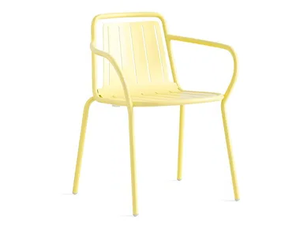 EASY - Plate garden chair with armrests - Chair by Connubia
