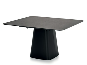 HEY GIO! - Extending coated sheet metal table with glass ceramic top - Table by Connubia