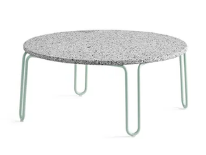 STULLE - Round composite material coffee table - Side table by Connubia