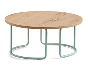 TRUST - Low round melamine-faced chipboard coffee table - Coffee table by Connubia