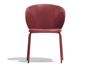 TUKA - Polypropylene chair with metal tube legs - Chair by Connubia