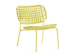 YO! - Polypropylene and aluminium garden easy chair - Armchair by Connubia