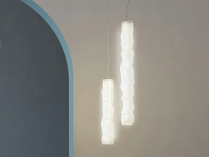 BAGGY VERTICAL - Polycarbonate pendant lamp - Ceiling lamp by Contardi