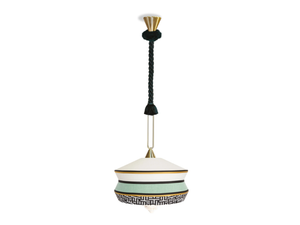 CALYPSO ANTIGUA - LED fabric pendant lamp - Ceiling lamp by Contardi