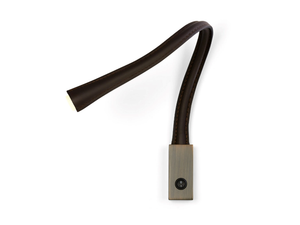 FLEXILED LEATHER - LED leather reading lamp - Floor lamp by Contardi
