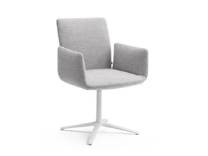 JALIS - With 4-spoke base fabric chair with armrests - Chair by Cor