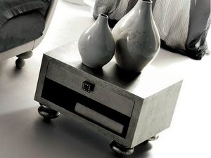 KEOPE - Wooden bedside table with drawers - Side table by CorteZari