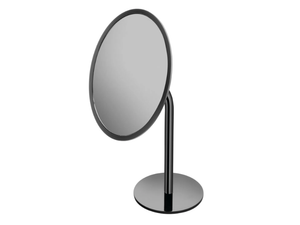 BLACK&WHITE - Round countertop shaving mirror - Accessories by Cosmic