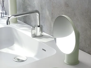 GEYSER - Round countertop shaving mirror - Accessories by Cosmic