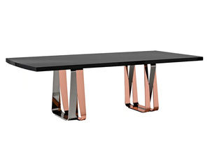 BEND - Rectangular wooden table - Table by Costantini Pietro