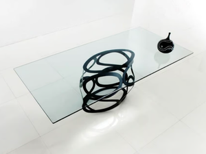 ICON - Rectangular glass table - Table by Costantini Pietro