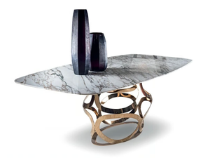 ICON - Rectangular marble table - Table by Costantini Pietro
