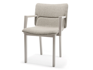 NORA - Upholstered fabric chair with armrests - Chair by Costantini Pietro
