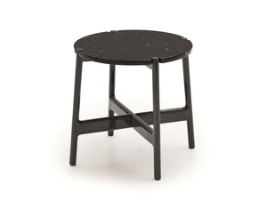 OSCAR - Round Nero Marquina marble coffee table - Coffee table by Costantini Pietro