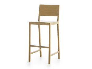 ESSE 65-82 - High solid wood stool - Stool by Crassevig