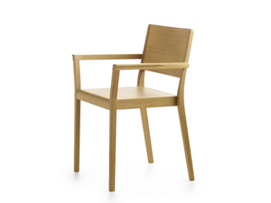 ESSE PS - Stackable chair with armrests - Chair by Crassevig