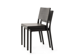 ESSE RS - Stackable solid wood chair - Chair by Crassevig