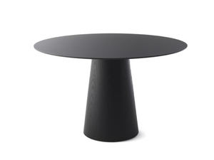 INOKO - Round wood veneer table - Table by Crassevig