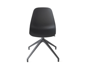 POLA LIGHT R PB - Swivel trestle-based polypropylene office chair - Office Chair by Crassevig