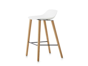 POLA LOW 65/4W - Polypropylene stool with footrest - Stool by Crassevig