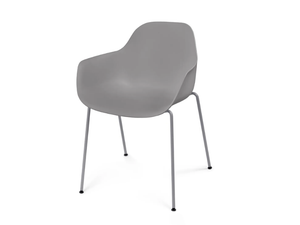POLA ROUND P 4L - Polypropylene chair with armrests - Chair by Crassevig