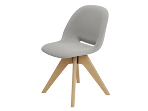 TUSCA R/WP - Trestle-based fabric chair - Chair by Crassevig
