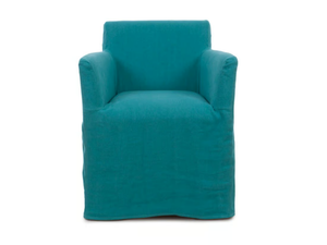 COMODO ORIGINS - Fabric chair with armrests with removable cover - Chair by Crearte Collections