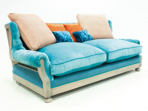 DORIAN ESSENCE - Tufted 2 seater velvet sofa with jute inserts - Sofa by Crearte Collections