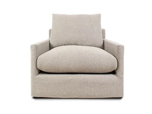 IPANEMA CONTEMPORAIN - Jute armchair with removable cover with armrests - Armchair by Crearte Collections