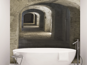 BOTTOM - Washable trompe l'oeil wallpaper _ creativespace - Wallpaper by Creative Space