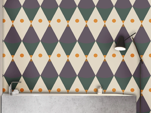 COSÌ - Geometric washable wallpaper _ creativespace - Wallpaper by Creative Space