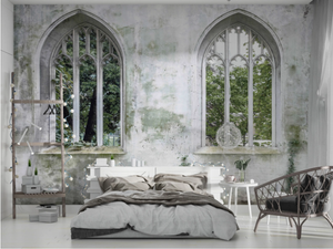 DECÒ - Trompe l'oeil wallpaper _ creativespace - Wallpaper by Creative Space