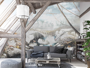 FANTASY - Motif fire retardant wallpaper _ creativespace - Wallpaper by Creative Space