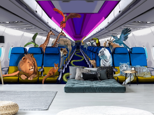 HAPPY TRIP - Waterproof washable wallpaper _ creativespace - Wallpaper by Creative Space