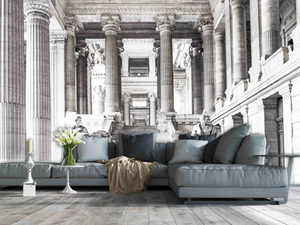 LAW - Trompe l'oeil wallpaper _ creativespace - Wallpaper by Creative Space
