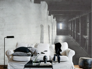 LIGHT - Washable trompe l'oeil nonwoven wallpaper _ creativespace - Wallpaper by Creative Space