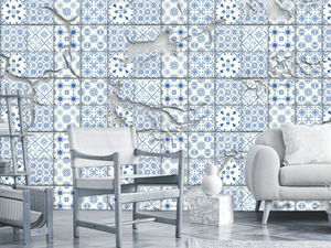 RECYCLE - Motif fire retardant wallpaper _ creativespace - Wallpaper by Creative Space