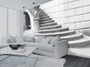 RUN - Washable trompe l'oeil wallpaper _ creativespace - Wallpaper by Creative Space