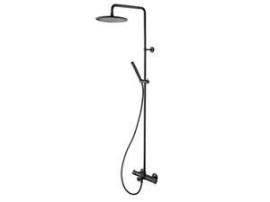 CRITE184 - Wall-mounted thermostatic shower panel with hand shower - Shower panel by CRISTINA Rubinetterie