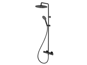 CRITE494 - Wall-mounted thermostatic shower panel with hand shower - Shower panel by CRISTINA Rubinetterie
