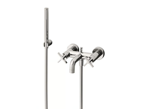 CROSS ROAD CRICR180 - Wall-mounted bathtub mixer with hand shower - Tap by CRISTINA Rubinetterie