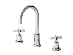 CROSS ROAD CRICR207 - Countertop 3 hole washbasin mixer - Tap by CRISTINA Rubinetterie
