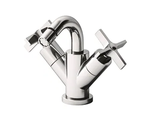 CROSS ROAD CRICR326 - 1 hole bidet mixer with individual rosettes - Tap by CRISTINA Rubinetterie