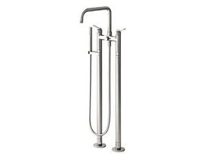 EAST SIDE CRIES108 - Floor standing bathtub mixer with hand shower - Tap by CRISTINA Rubinetterie